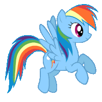 Rainbow Dash Sticker