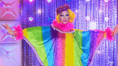 Rainbow Dress Pride GIF