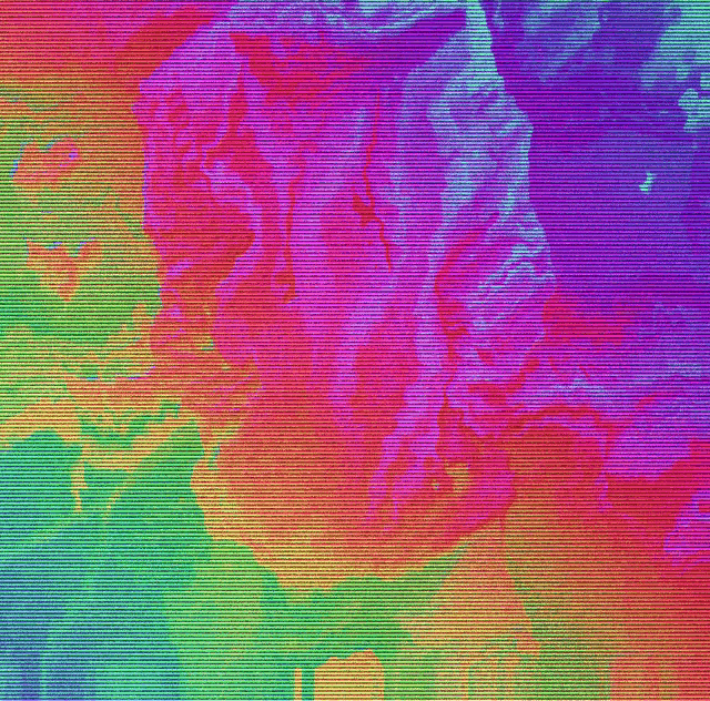 Rainbow Glitch Colorful GIF