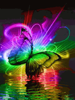 Rainbow Reflection GIF