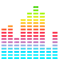 Rainbow Sound Sticker