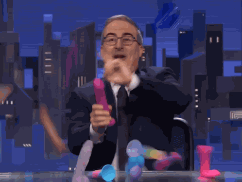 Raining Dildos John Oliver GIF