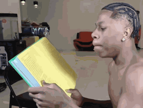 Rakai Rakai Reading A Book GIF