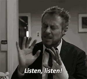 Rake Listen GIF