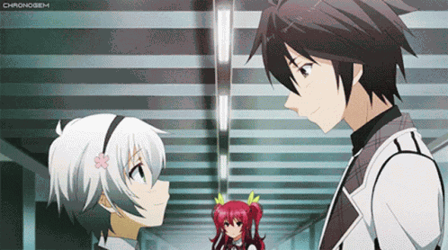 Rakudai Kishi Kiss GIF