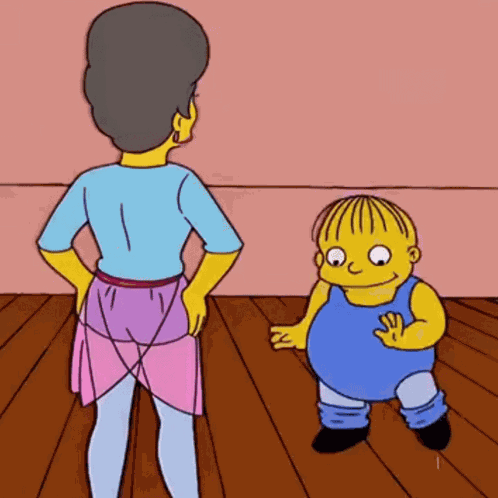 Ralph Wiggum Tap Dancing GIF