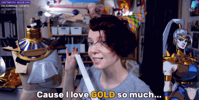 Random Tuesday Cause I Love Gold So Much GIF