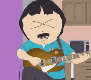 Randy Marsh Guitar Queer-o GIF