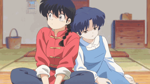Ranma Saotome Ryoga Kicks Ranma To The Pond GIF