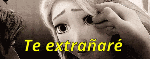 Rapunzel Y El Principe Te Extrañaré GIF