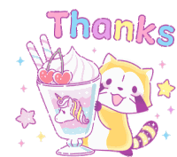Rascal Thank You Sticker