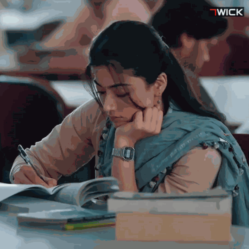 Rashmika Mandanna Preparing GIF