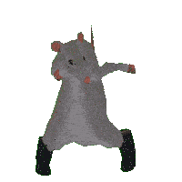 Rat Dancing Meme Sticker