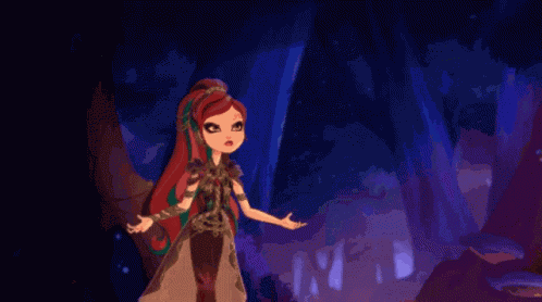 Raven Queen Morado GIF