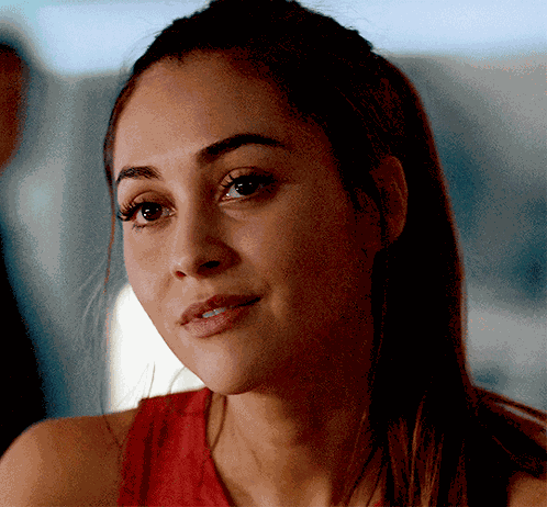 Raven Reyes Lindsey Morgan GIF