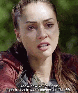 Raven Reyes The100 GIF