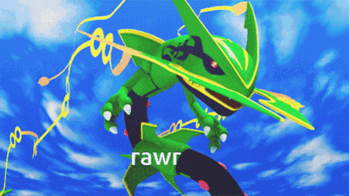 Rayquaza Mega Rayquaza GIF