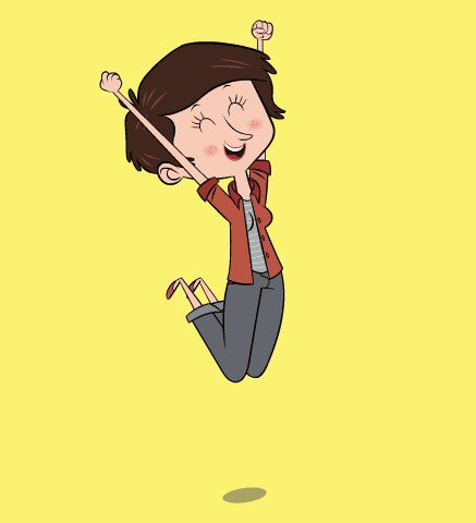 Reaction Happy GIF