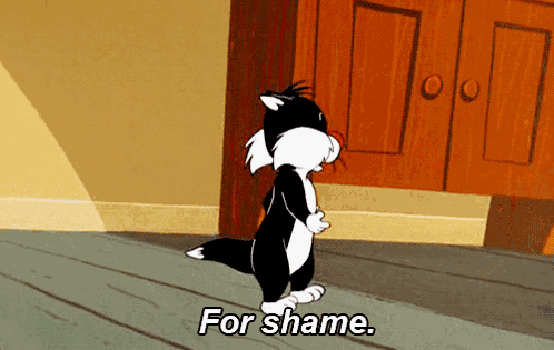 Reaction Hide GIF