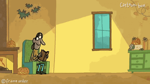 Reading Book Frame Order GIF