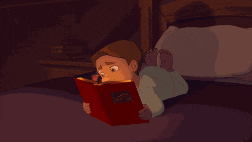 Reading Books GIF