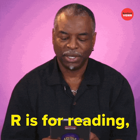 Reading Levar Burton GIF