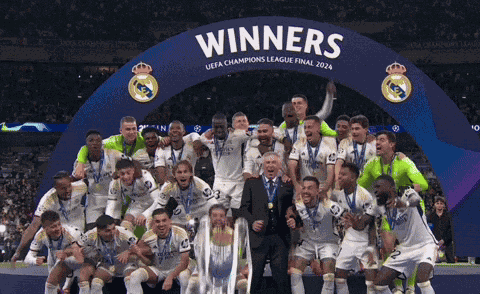 Real Madrid Hala Madrid Champions GIF