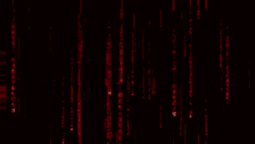 Red Binary Code GIF