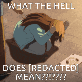 Redacted What Does Redacted Mean GIF