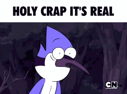 Regular Show Morticai GIF