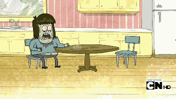 Regular Show Muscle Man GIF