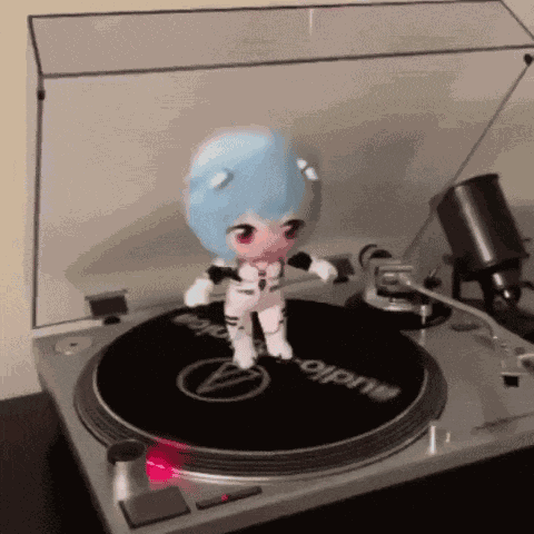 Rei Ayanami Fly Me To The Moon GIF