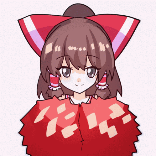 Reimu Cheer GIF
