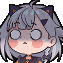 Reiny Scared Sticker