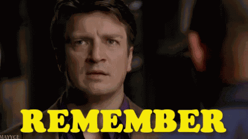 Remember - Firefly GIF