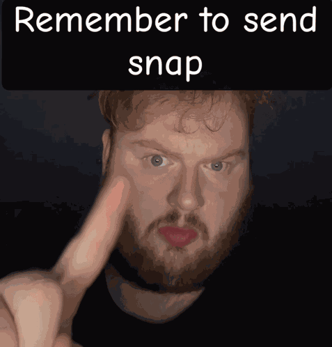 Remember To Send Snap Snapchat GIF