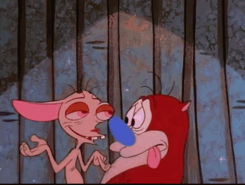 Ren And Stimpy Happy Happy Joy Joy GIF