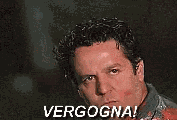 Renato Pozzetto Vergogna Vergognati Che Schifo GIF