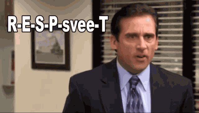Respect Michael Scott GIF