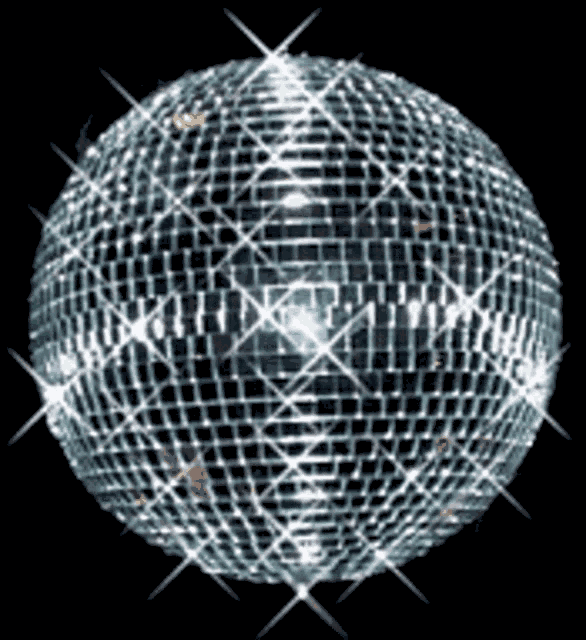 Retro Disco Ball GIF