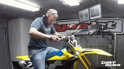 Revving Up Dirt Rider GIF