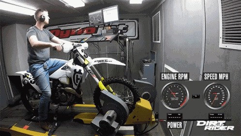 Revving Up Dirt Rider GIF