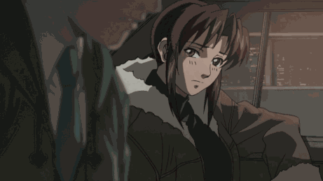 Revy Frustrated Black Lagoon GIF