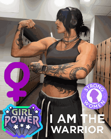 Rhea Ripley Girl Power GIF