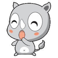 Rhino Animal Sticker