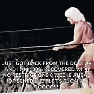 Ric Flair Strut GIF