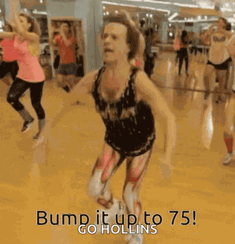 Richard Simmons Exercise GIF