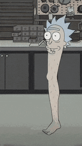 Rick And Morty Leg GIF