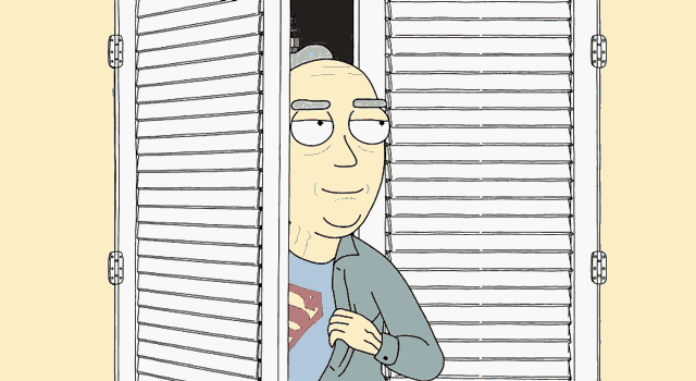 Rick And Morty Superman GIF