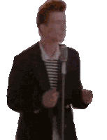 Rick Astley Together Forever Sticker